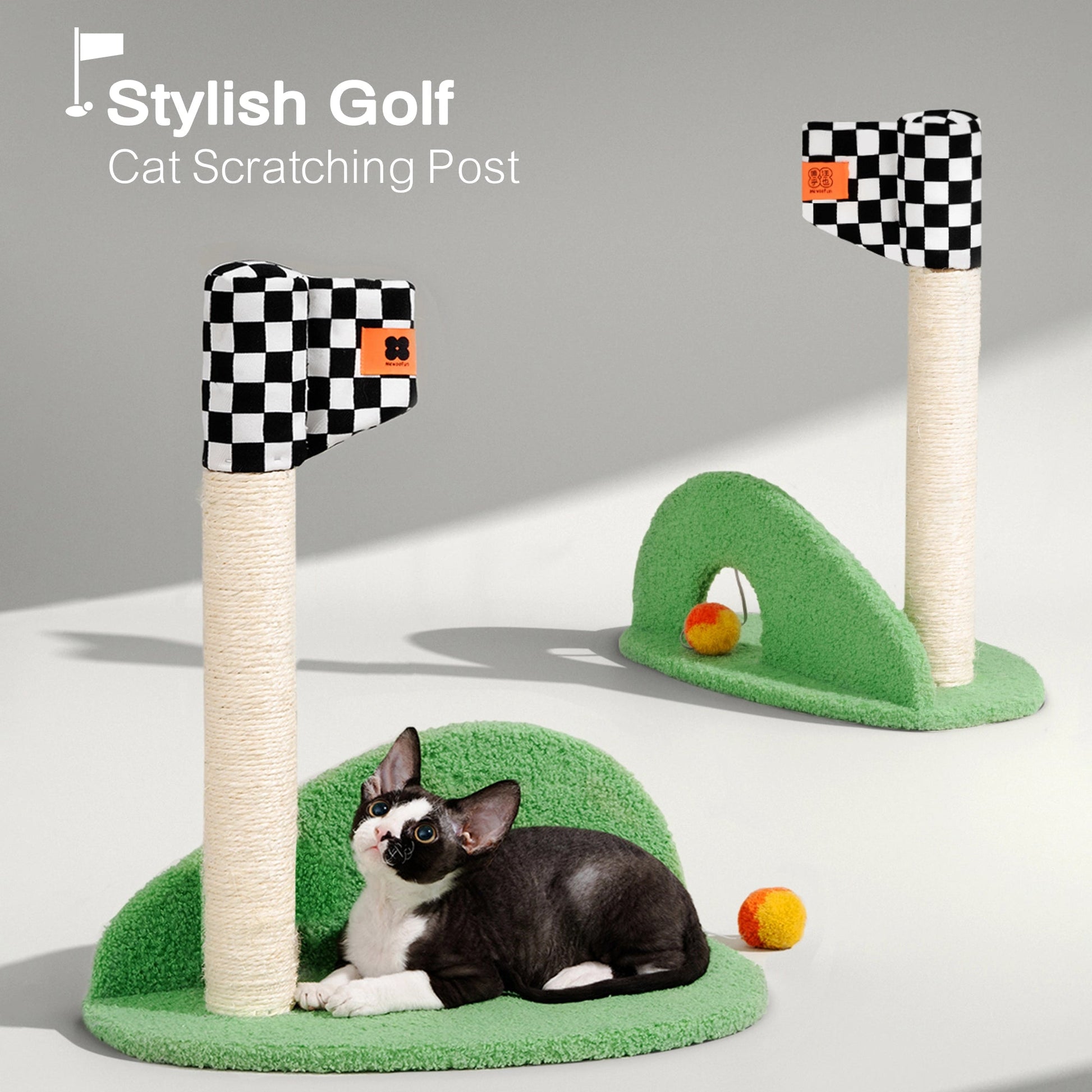 MEWOOFUN Golf Cat Scratching Post - Pets Villa