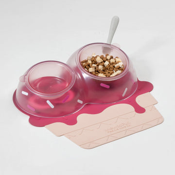 MEWOOFUN Ice-Cream Pet Bowl