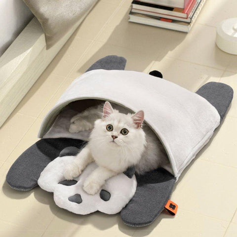 MEWOOFUN Panda Covered Pet Bed - Pets Villa