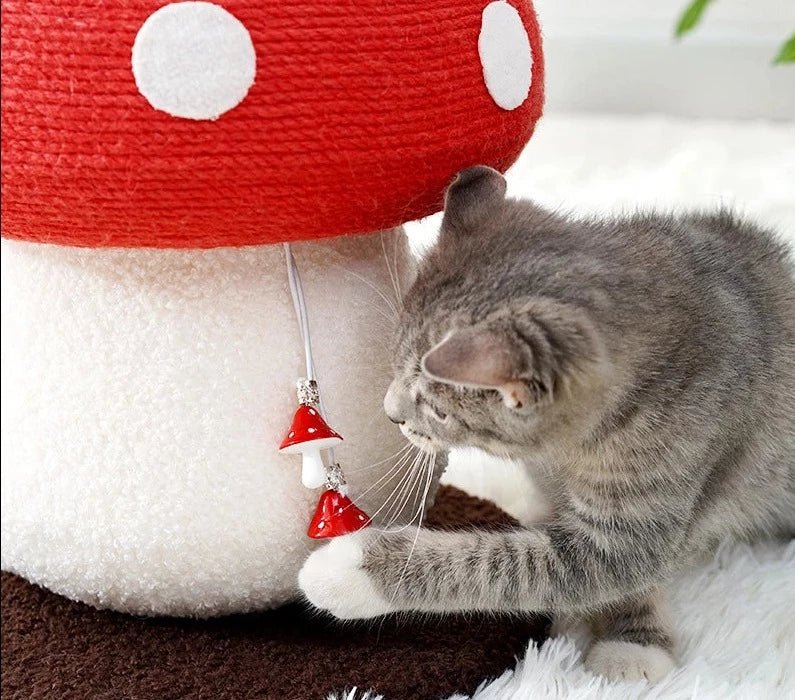 MIAOFAIRY Red Mushroom Cat Scratcher - Pets Villa