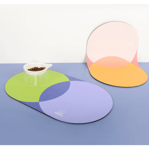 MIAOHO Geometry Feeding Mat - Pets Villa