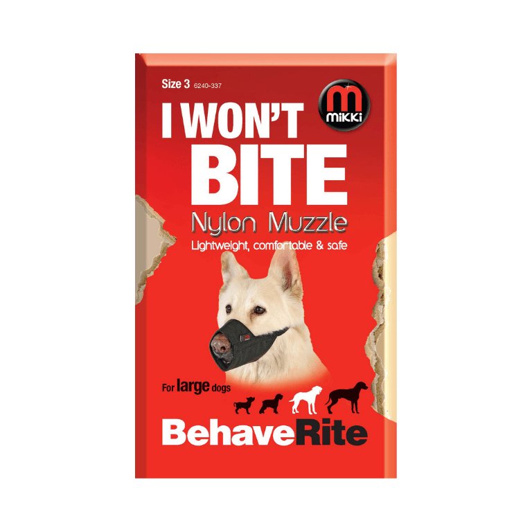MIKKI I Won't Bite Muzzle - Pets Villa