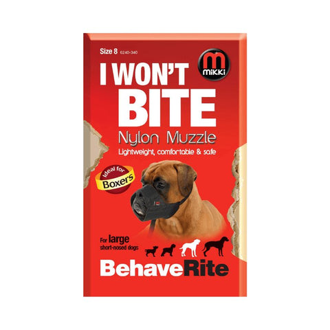 MIKKI I Won't Bite Muzzle - Pets Villa