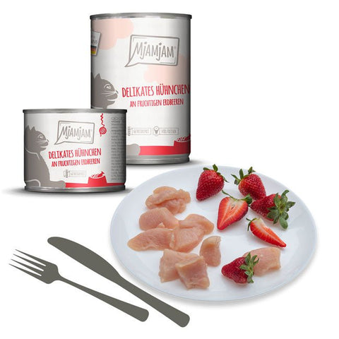 MjAMjAM - Delicate Chicken with Fruity Strawberries - Pets Villa