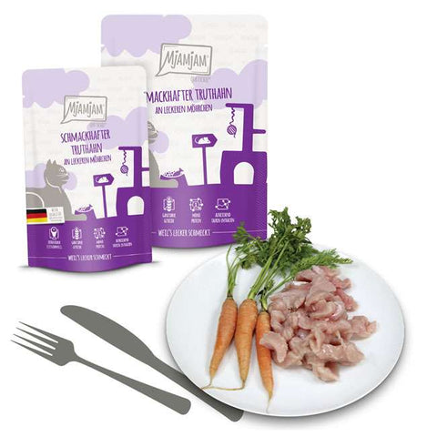 MjAMjAM Delicious Turkey with Tasty Carrots - Pets Villa