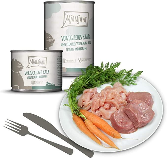 MjAMjAM Excellent Veal and Turkey with Tasty Carrots - Pets Villa