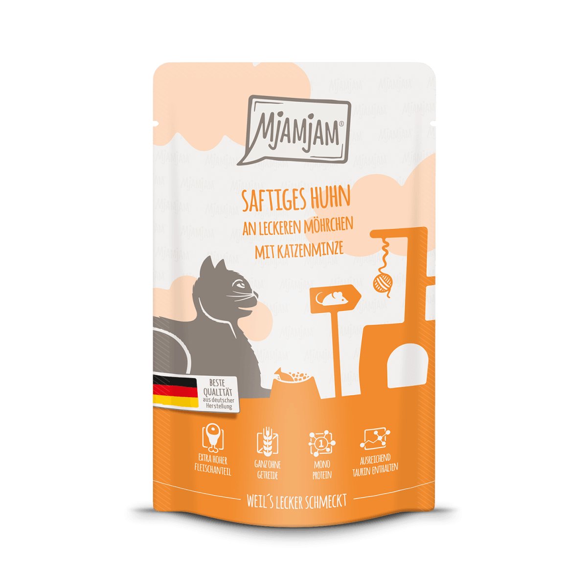 MjAMjAM Succulent Chicken With Tasty Carrots And Catnip - Pets Villa