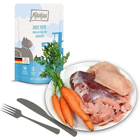 MjAMjAM Tender Duck and Poultry with Tasty Carrots - Pets Villa