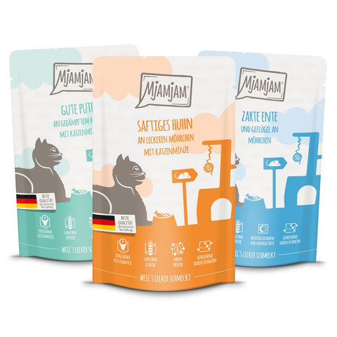 MjAMjAM - Trial Pack 4 (12x125g) - Pets Villa