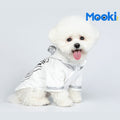 MOOKI Space Raincoat - White - Pets Villa