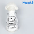 MOOKI Space Raincoat - White - Pets Villa