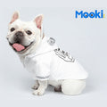 MOOKI Space Raincoat - White - Pets Villa