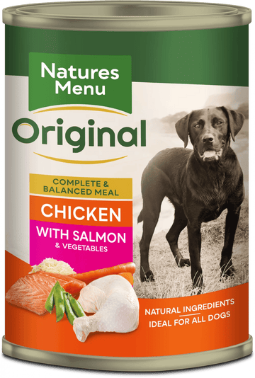 NATURES MENU Cans Chicken with Salmon - Pets Villa