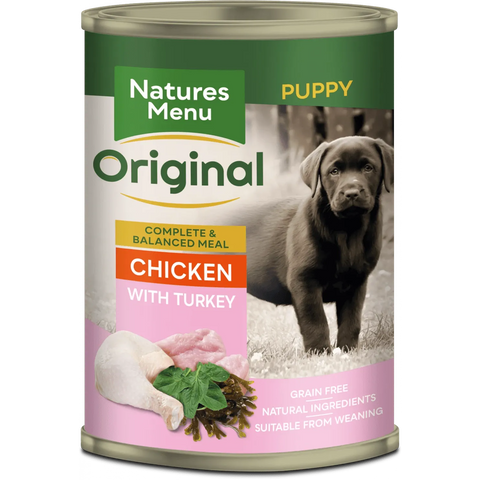 NATURES MENU Cans Junior Chicken with Turkey - Pets Villa