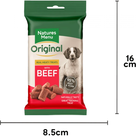 NATURES MENU Dog Treats Beef - Pets Villa