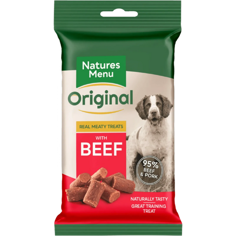 NATURES MENU Dog Treats Beef - Pets Villa