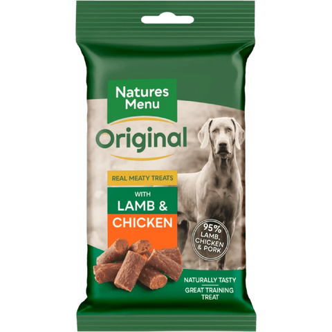 NATURES MENU Dog Treats with Lamb and Chicken - Pets Villa