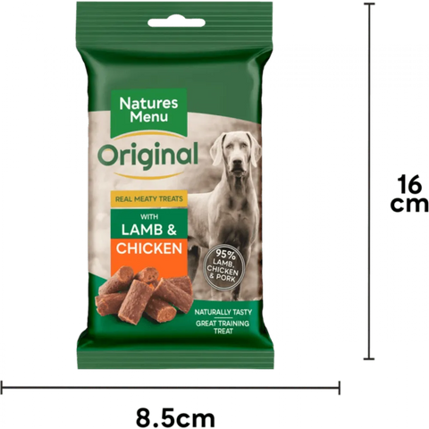 NATURES MENU Dog Treats with Lamb and Chicken - Pets Villa