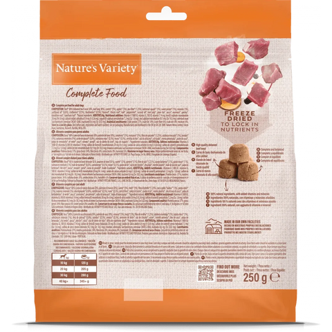 NATURE'S VARIETY Complete Freeze Dried Food Beef - Pets Villa