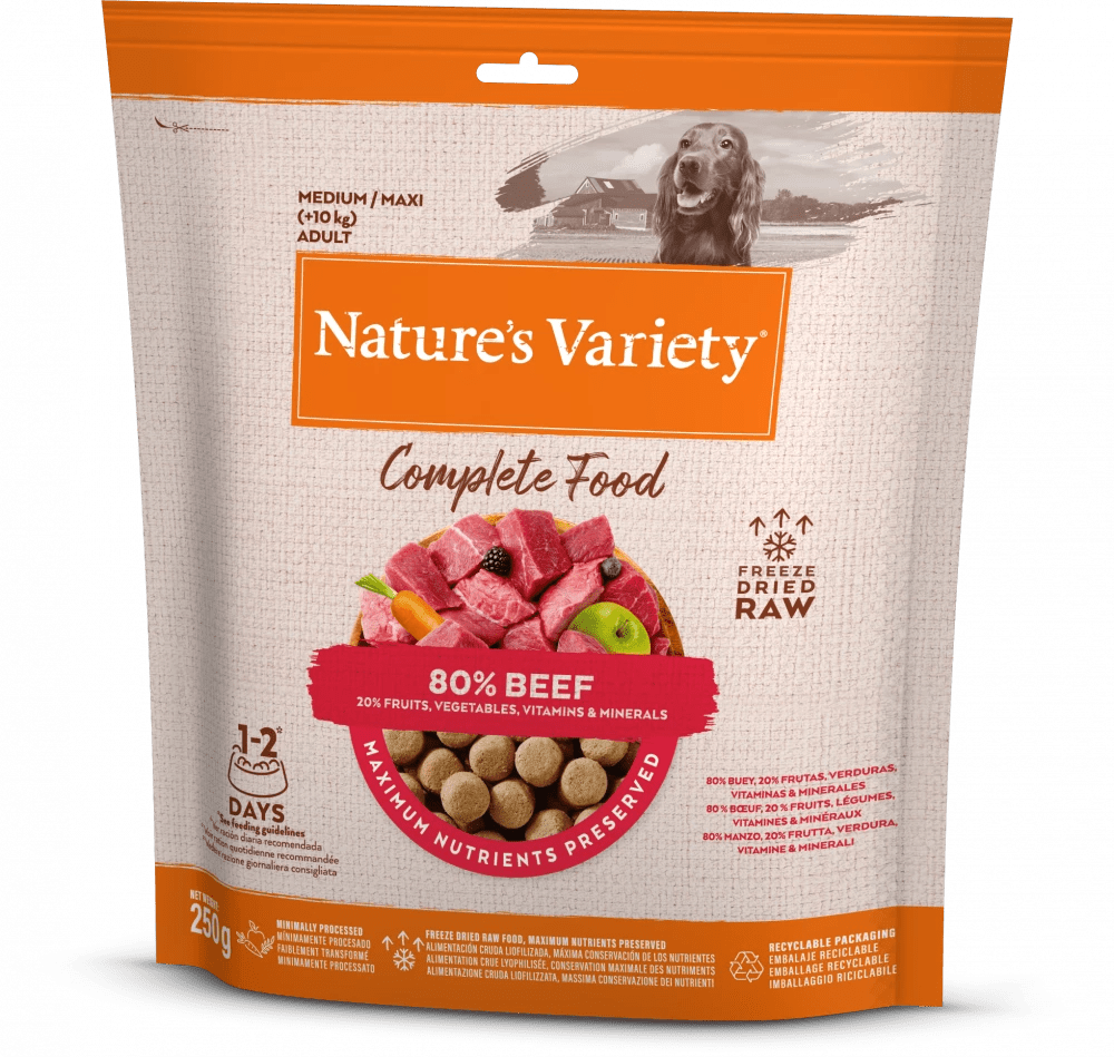 NATURE'S VARIETY Complete Freeze Dried Food Beef - Pets Villa