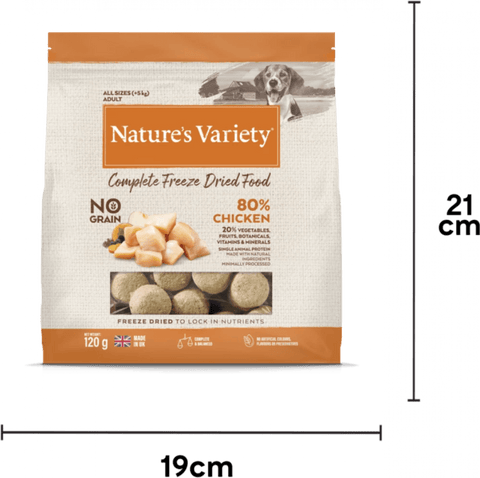 NATURE'S VARIETY Complete Freeze Dried Food Chicken 120g - Pets Villa