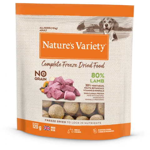 NATURE'S VARIETY Complete Freeze Dried Food Lamb 120g - Pets Villa