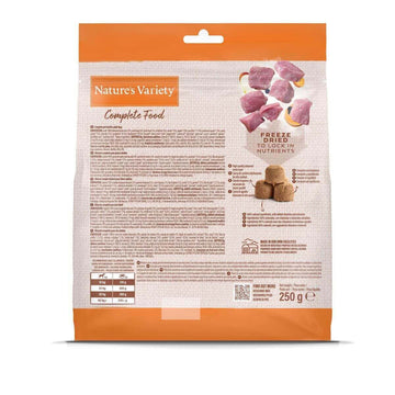 NATURE'S VARIETY Freeze-Dried Complete Dry Dog Food 80% Lamb 250g