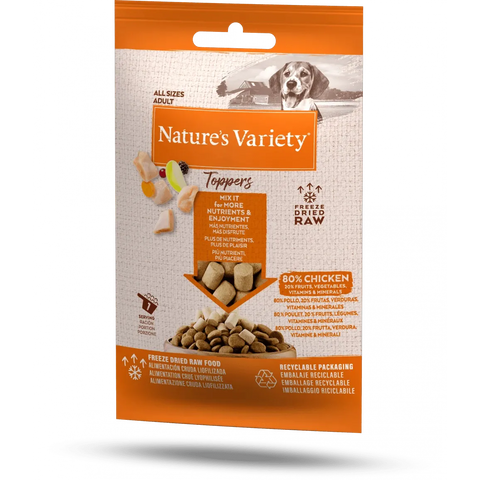 NATURE'S VARIETY Freeze Dried Food Chicken Toppers For Adult Dogs - Pets Villa