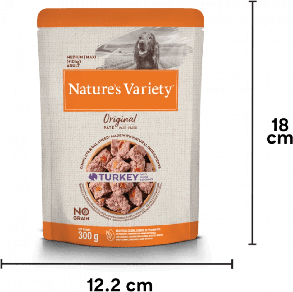NATURE'S VARIETY Original Pâté Multipack For Adult Dogs 300g*8 - Pets Villa