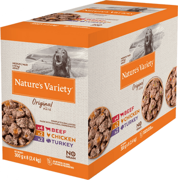 NATURE'S VARIETY Original Pâté Multipack For Adult Dogs 300g*8