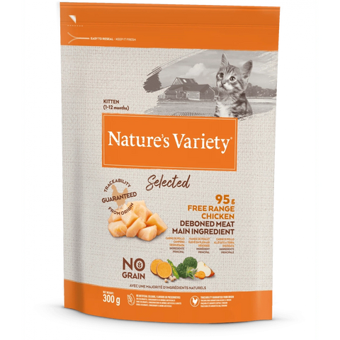 NATURE'S VARIETY Selected Dry Free Range Chicken For Kittens - Pets Villa