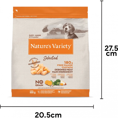 NATURE'S VARIETY Selected Dry Free Range Chicken For Puppies - Pets Villa