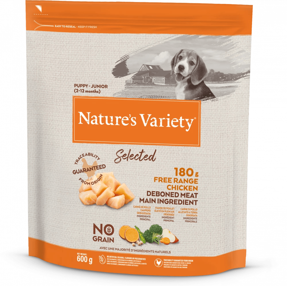 NATURE'S VARIETY Selected Dry Free Range Chicken For Puppies - Pets Villa
