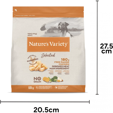 NATURE'S VARIETY Selected Dry Free Range Chicken For Small Breed Dogs - Pets Villa