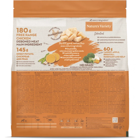 NATURE'S VARIETY Selected Dry Free Range Chicken For Small Breed Dogs - Pets Villa