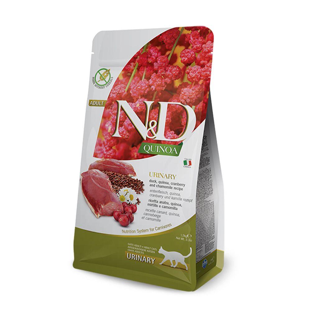 N&D Farmina Natural & Delicious Cat Quinoa Urinary Duck & Cranberry - Pets Villa