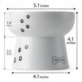 NECOICHI Raised Dog Water Bowl - Pets Villa