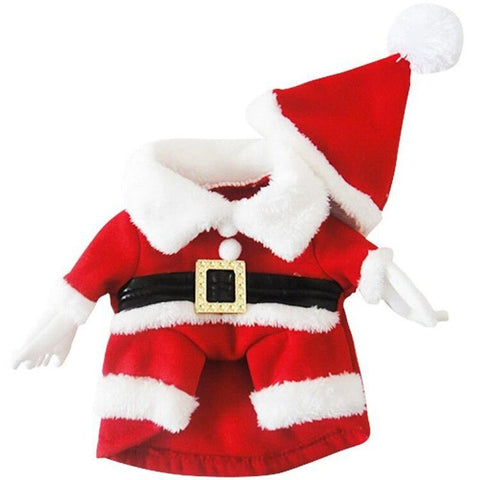 New Christmas Santa Pet Costume - Pets Villa