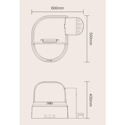 PAKEWAY Star Tunnel Cat Litter Tray - Pets Villa