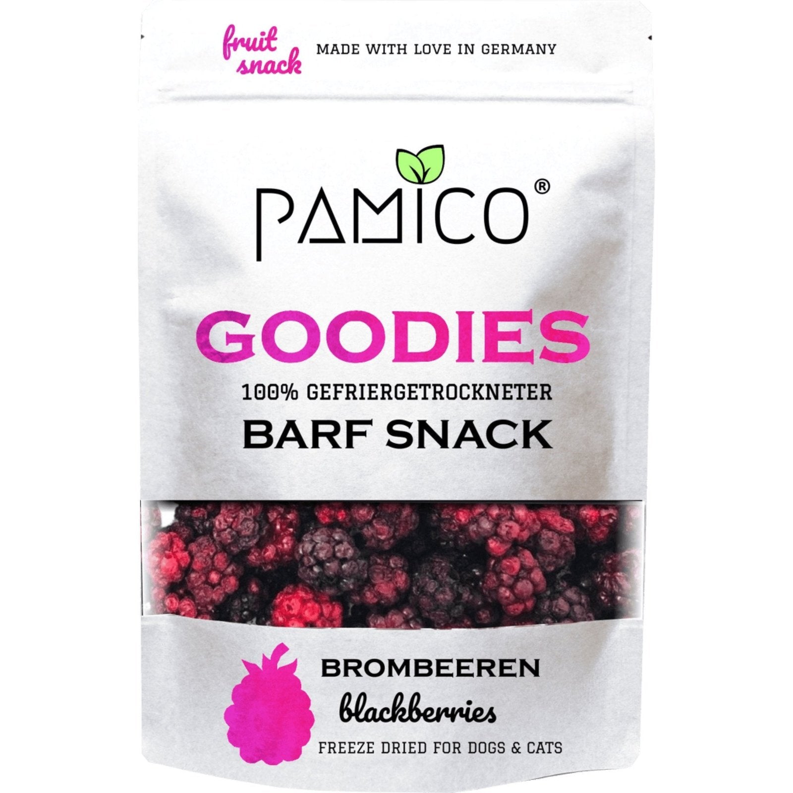 PAMICO - Goodies Blackberries Freeze-Dried 30g - Pets Villa