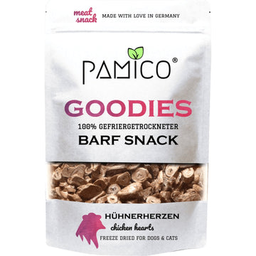 PAMICO - Goodies Freeze-Dried Chicken Hearts 50g - Pets Villa