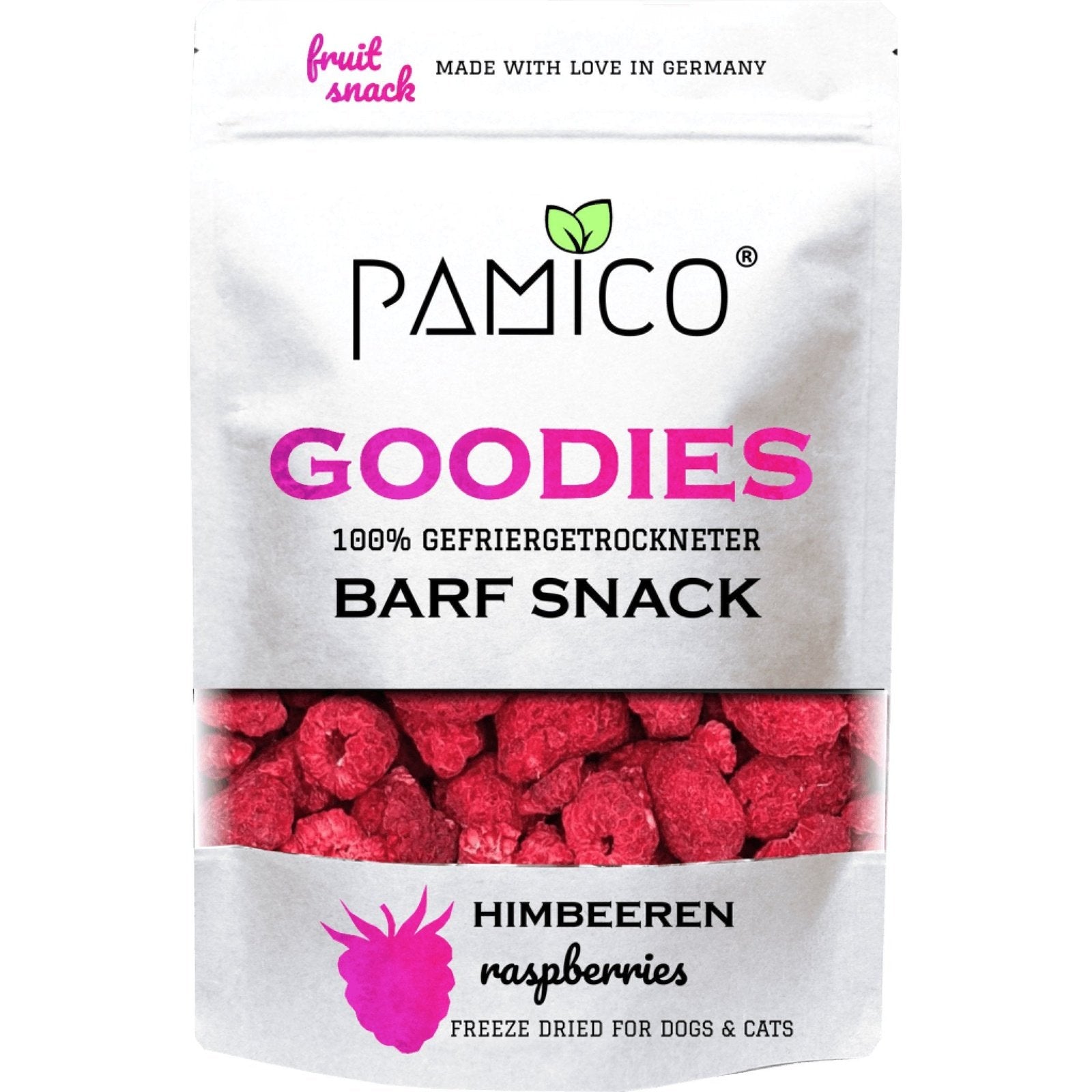 PAMICO - Goodies Raspberries Freeze-dried 30g - Pets Villa