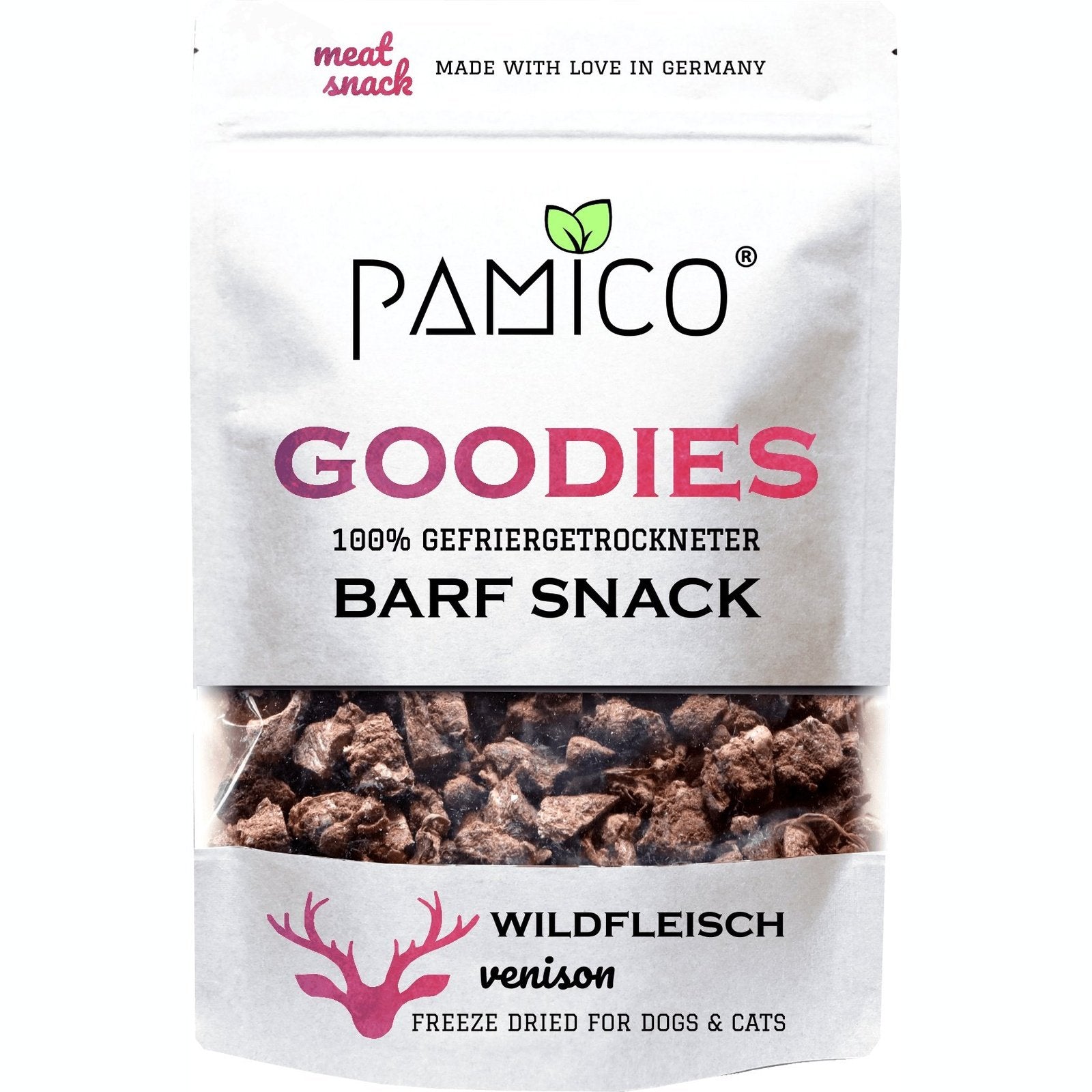 PAMICO - Goodies Venison Freeze-Dried 50g - Pets Villa