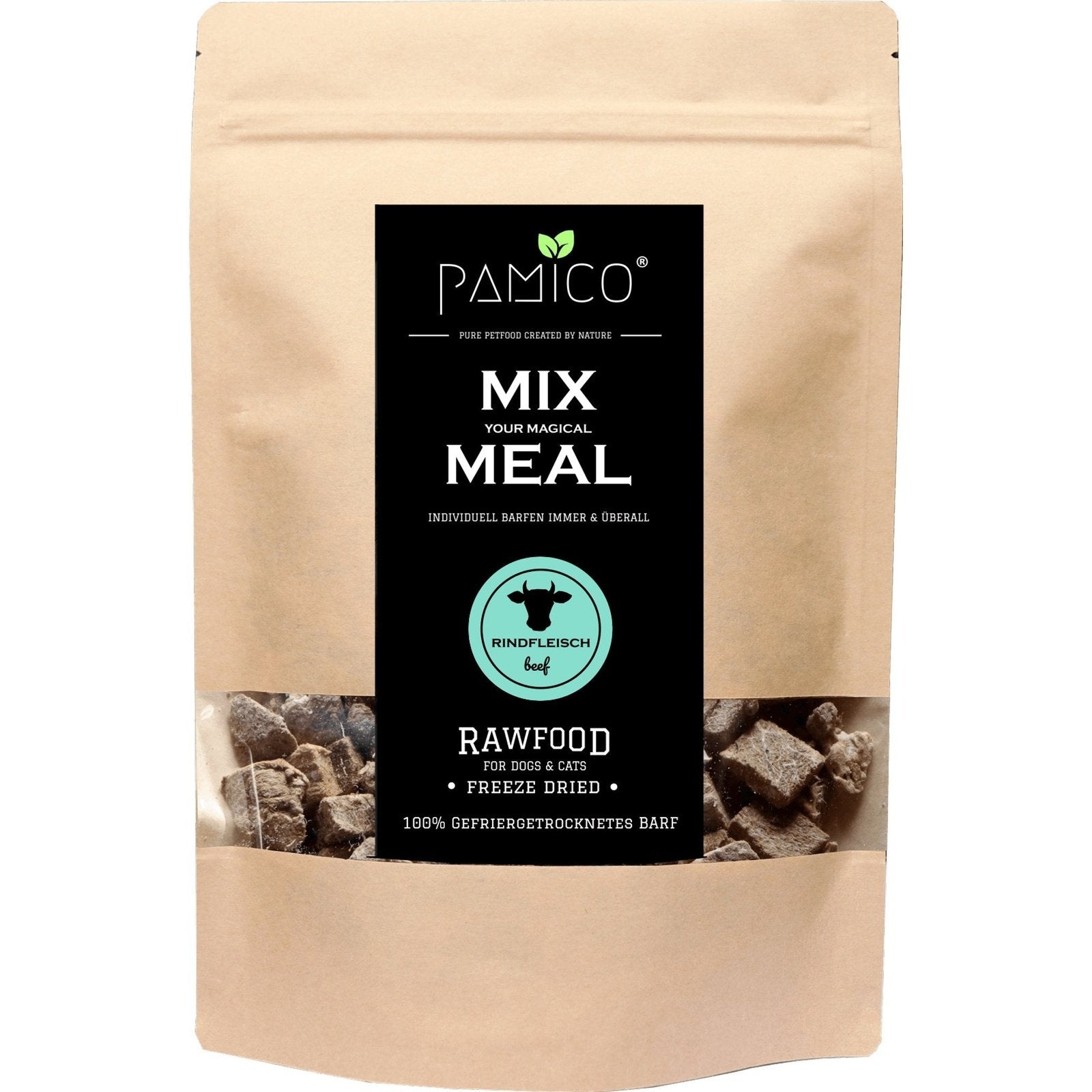 PAMICO - Mix Meal Beef Freeze-dried 120g - Pets Villa