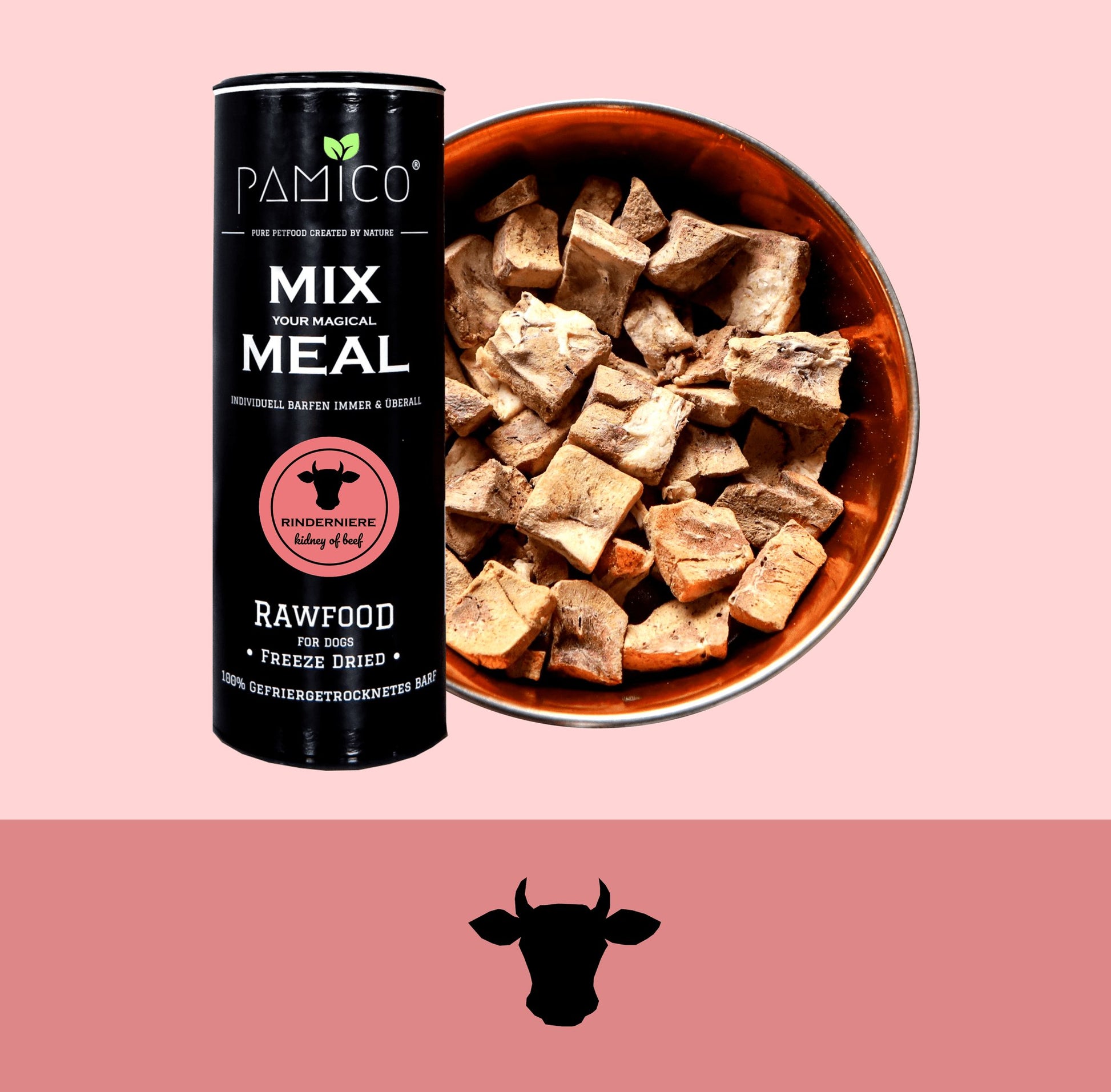PAMICO - Mix Meal Beef Kidney Freeze-dried 120g - Pets Villa