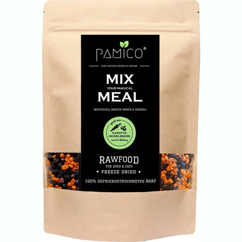 PAMICO - Mix Meal Carrot & Blueberry Freeze Dried 200g - Pets Villa