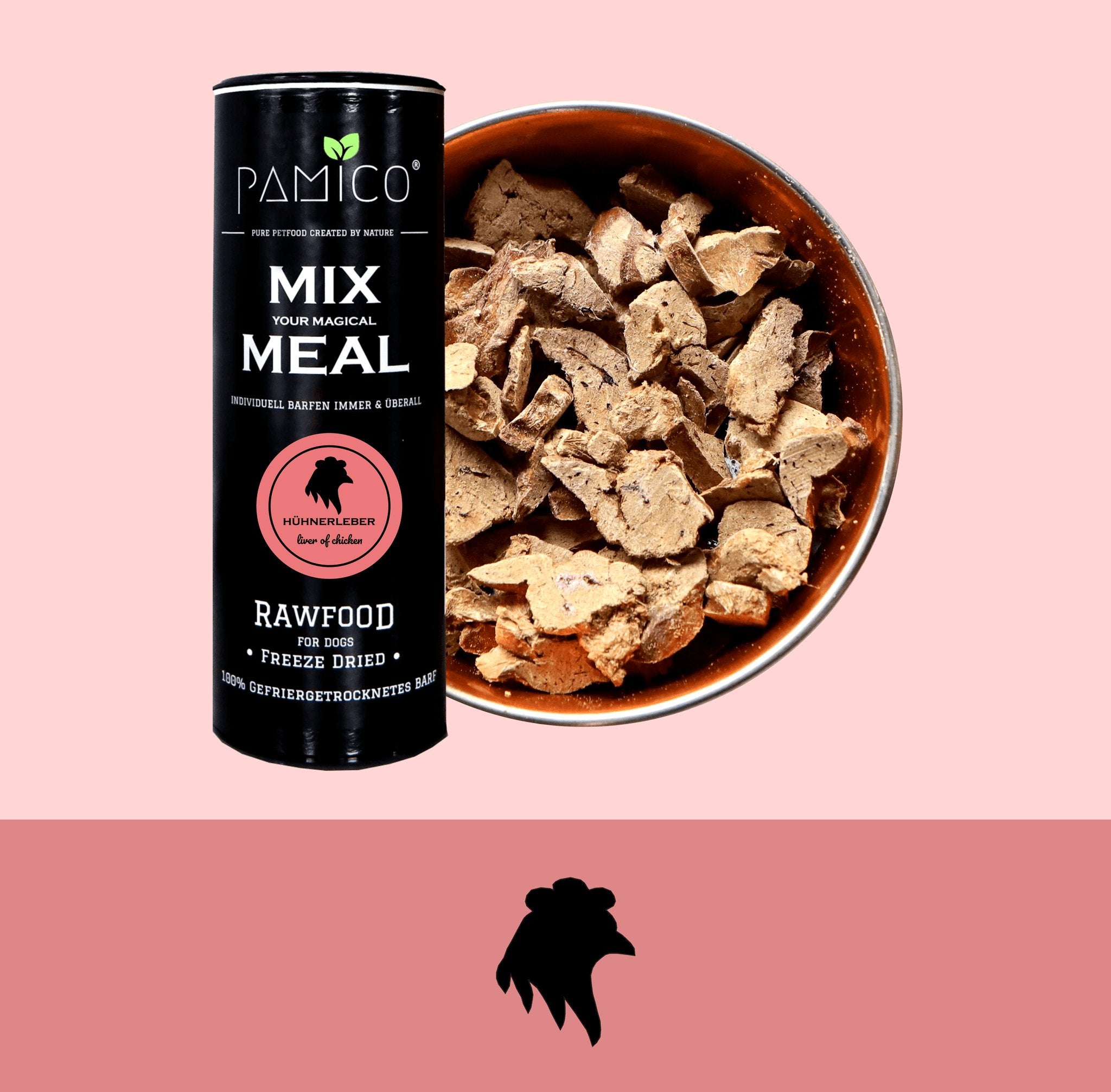 PAMICO - Mix Meal Freeze-dried Chicken Liver 100g - Pets Villa