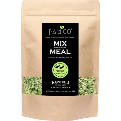 PAMICO - Mix Meal Veggie Sense Zucchini & Banana Freeze-dried 50g - Pets Villa