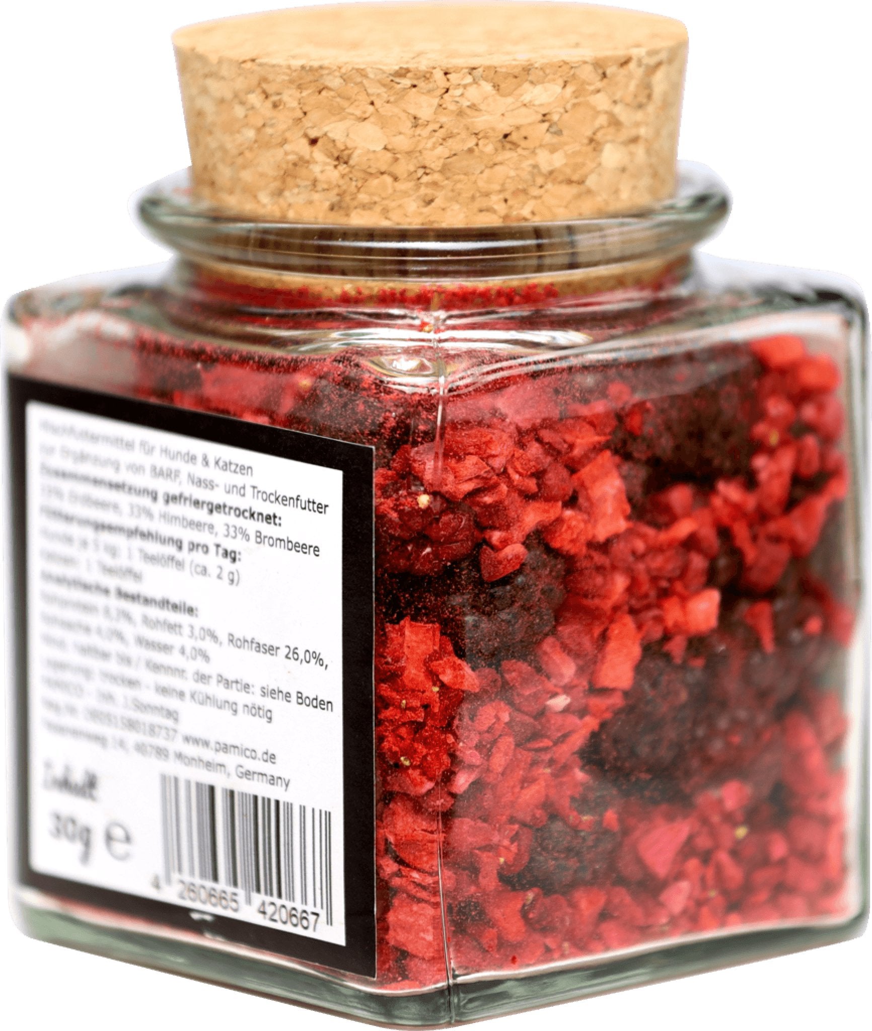PAMICO - Red Berry Mix Freeze-dried Topper/Supplement 30g - Pets Villa