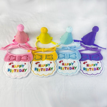 Pet Birthday Bandana & Hat